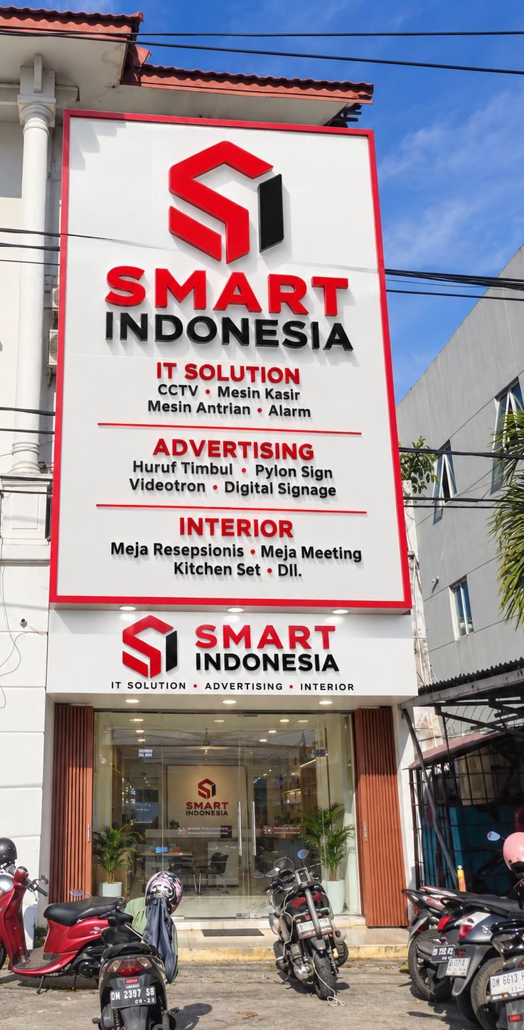Foto tampak depan kantor CV Smart Indonesia cabang Gorontalo