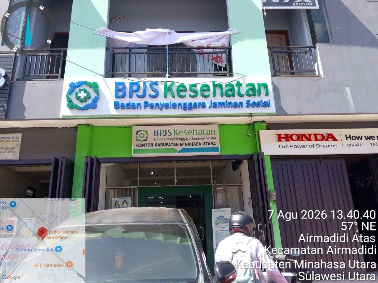 Pekerjaan lapangan — BPJS Kesehatan Kantor Kabupaten Minahasa Utara — Airmadidi