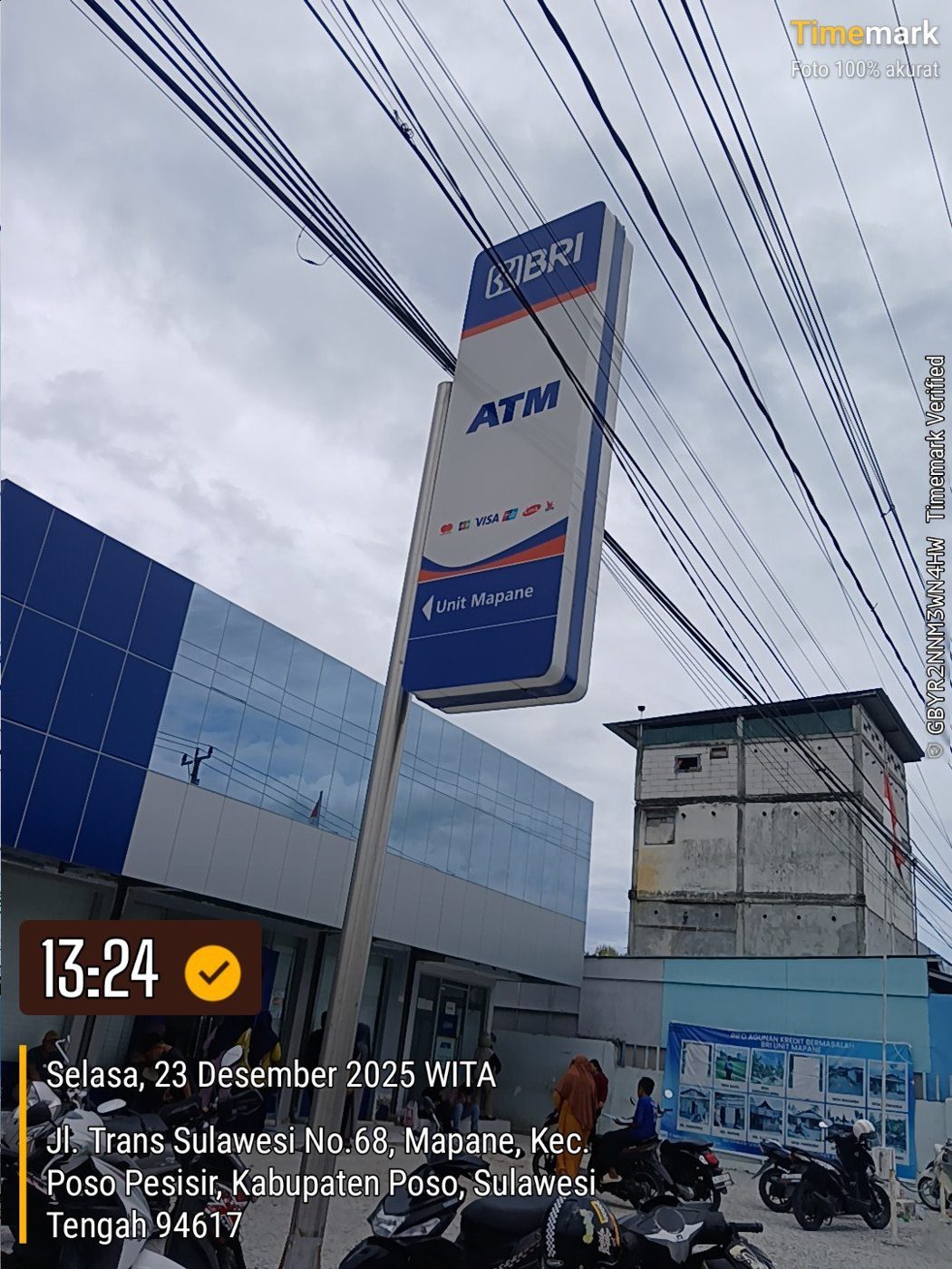 Pekerjaan lapangan — BRI Unit Mapane — Poso Pesisir, Poso